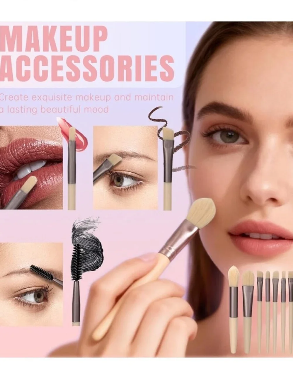Makeup Kit for Women with Multicolor Floral Bag - Complete Beauty Set